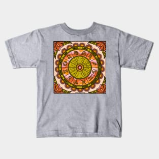 Retro Zodiac Wheel Kids T-Shirt